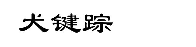 犬键踪