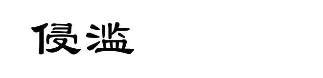 侵滥