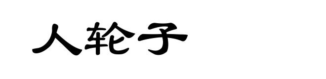 人轮子