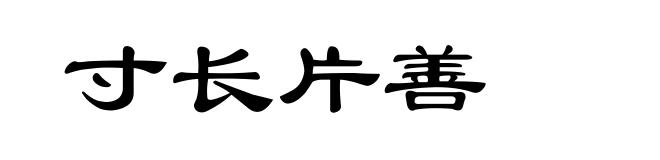 寸长片善