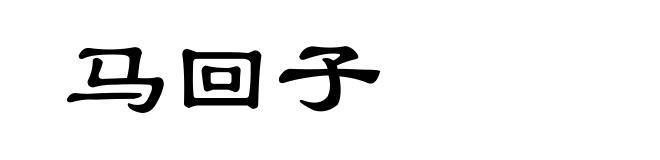 马回子