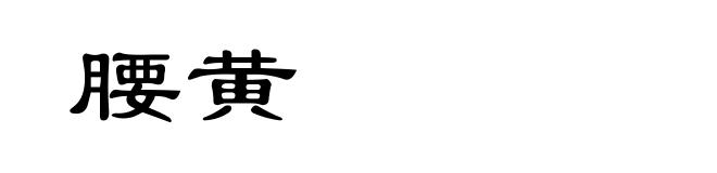 腰黄