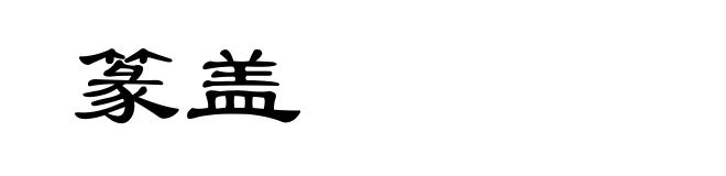篆盖