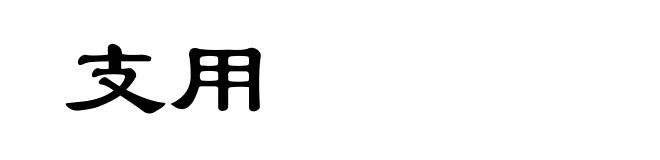 支用