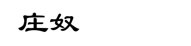 庄奴