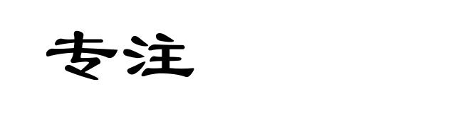 专注