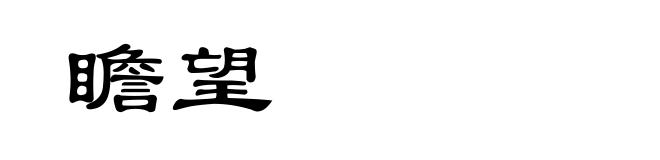 瞻望