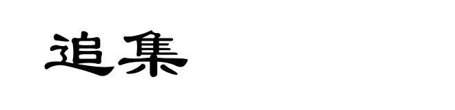 追集