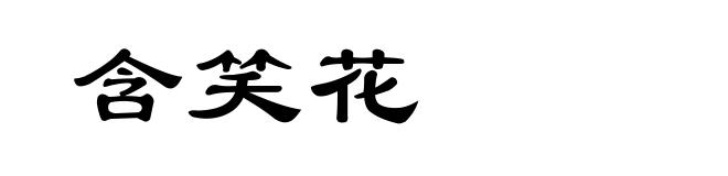 含笑花