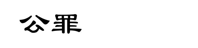 公罪