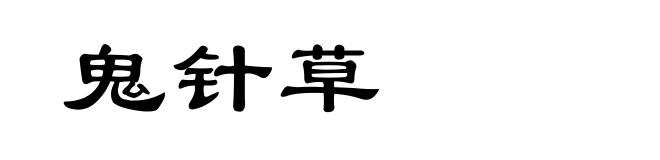 鬼针草