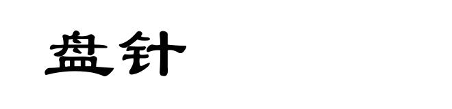 盘针