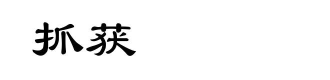 抓获