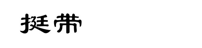 挺带
