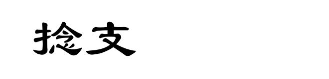 捻支
