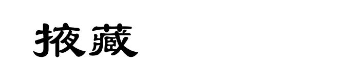 掖藏