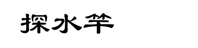 探水竿