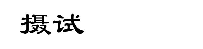 摄试
