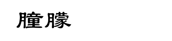 朣朦