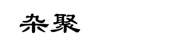 杂聚