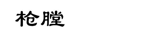 枪膛