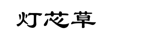 灯芯草