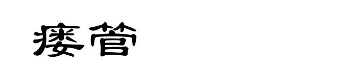 瘘管