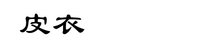皮衣