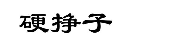 硬挣子