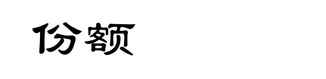份额
