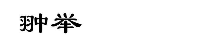 翀举