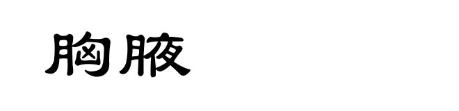 胸腋