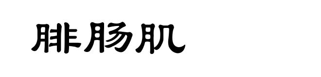 腓肠肌