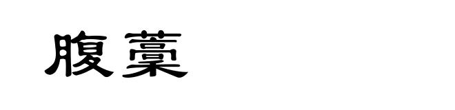 腹藳
