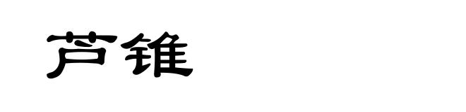 芦锥