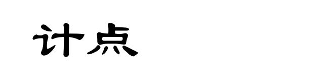 计点