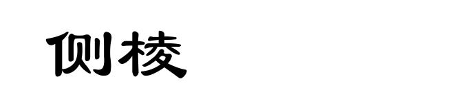 侧棱