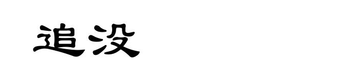 追没