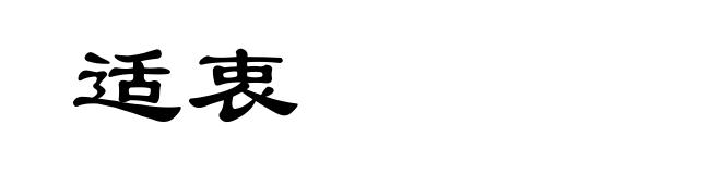 适衷