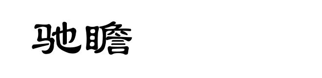 驰瞻