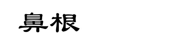鼻根