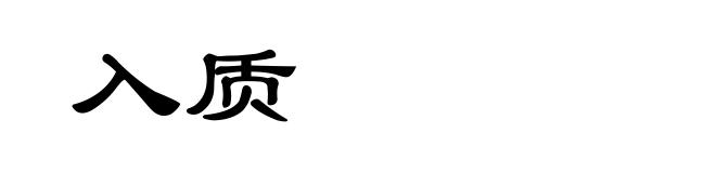 入质