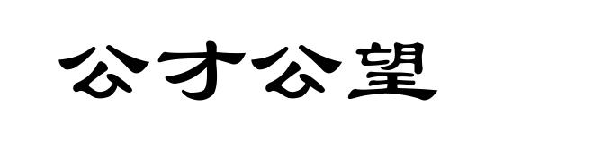 公才公望