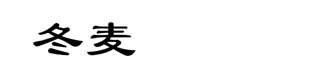 冬麦