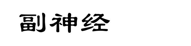 副神经