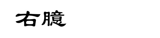 右臆