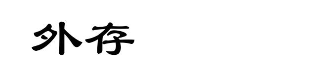 外存