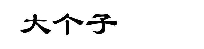 大个子