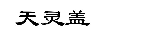 天灵盖