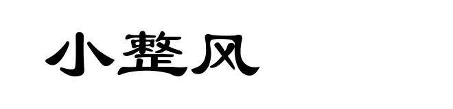 小整风
